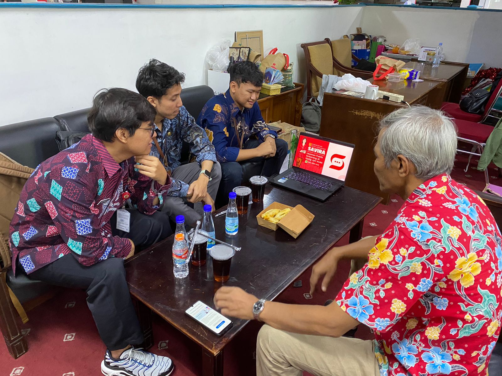 Koordinasi DISKOMINFO Kota Semarang Terkait Aplikasi Chatbot WhatsApp SAVIRA dengan Disbudpar Kota Semarang